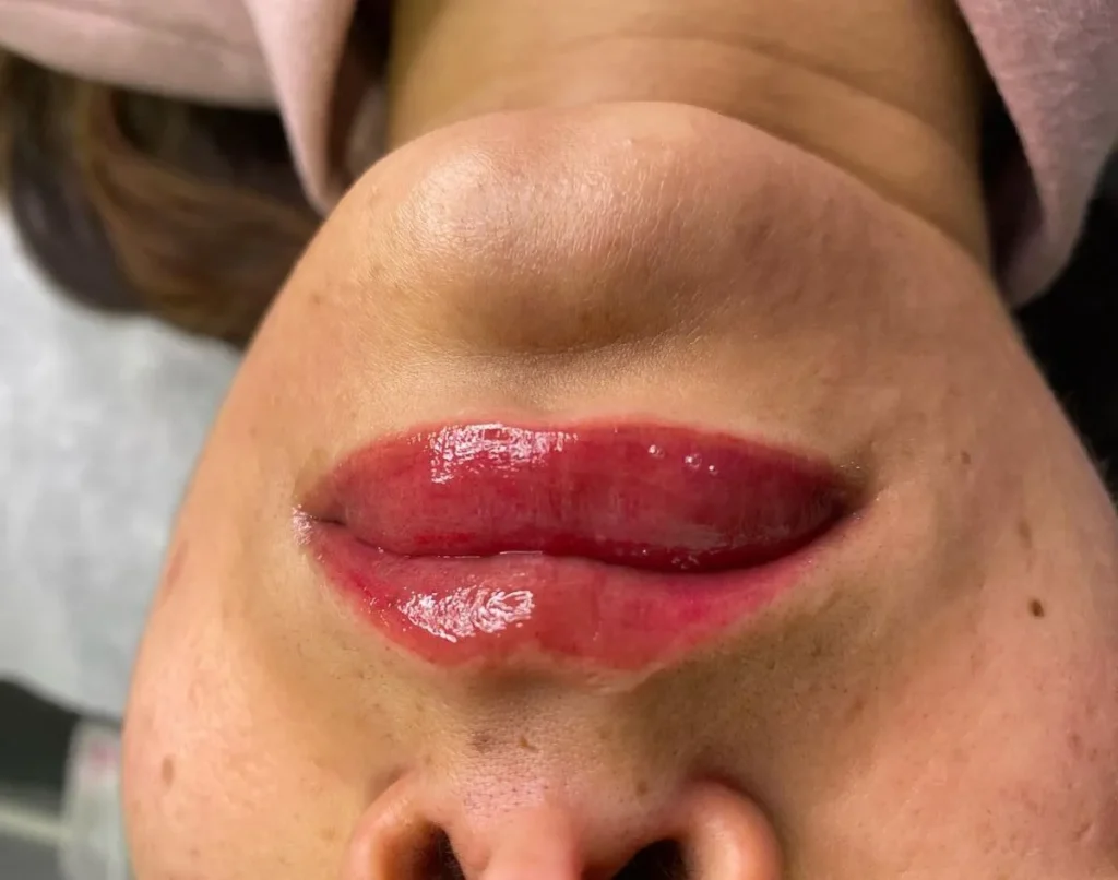 lipstick tattoo